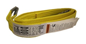 LA EE2802DWX20 2" X 20' YELLOW SLING 2-PLY POLY