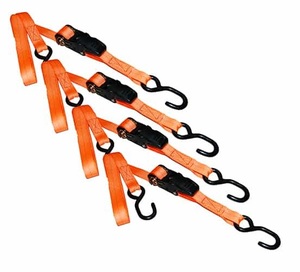 LA 6A103B 1" X 15' RATCHET TIE-DOWN W/ OPEN HOOK