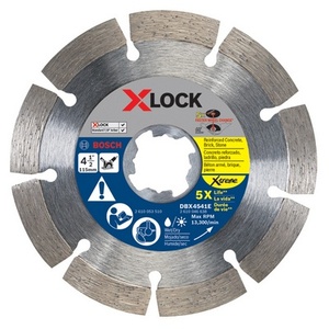 BOSCH X-LOCK 4-1/2"XTREME SEG DIAMOND BL