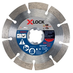 BOSCH X-LOCK 4-1/2" PREM.SEG DIAMOND BLD