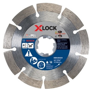 BOSCH X-LOCK 4-1/2" SEGMENT  DIAMOND BLD
