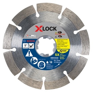 BOSCH X-LOCK 5"XTREME SEG RIM DIAMOND BL