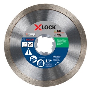BOSCH X-LOCK 5" CONT.RIM DIAMOND BLADE D