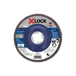BOSCH X-LOCK 4-1/2"120 GRIT FLAP DISC