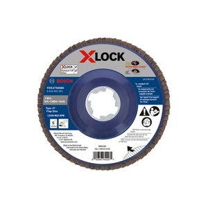 BOSCH X-LOCK 5"X80 GRIT FLAP DISC