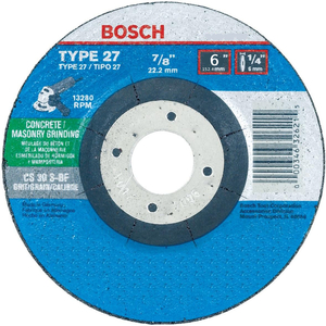 BOSCH 6x1/4x7/8 TYPE 27 WHEEL