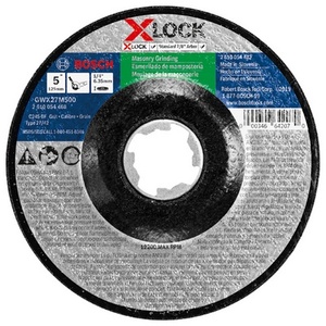 BOSCH X-LOCK 5X1/4 T27 MASONRY WHEEL