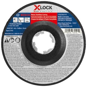 BOSCH X-LOCK 4-1/2"X.045" T27 METAL BLDE