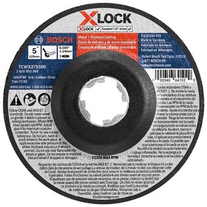 BOSCH X-LOCK 5"X.045" T27    METAL BLD