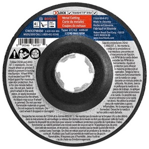 BOSCH X-LOCK 4-1/2X0.98 T27 METAL BLADE