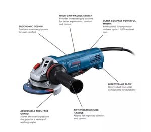 BOSCH GWS10-450P 4-1/2" ANGLE GRINDER PADDLE