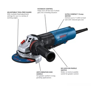BOSCH GWS14-50P 5" GRINDER