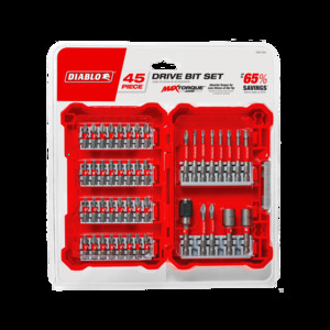 DIABLO DSC-S45 45PC SCREWDRIVING SET