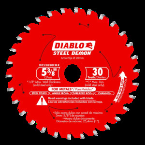 DIABLO D053830FMX 5-3/8X30T FERROUS BLD