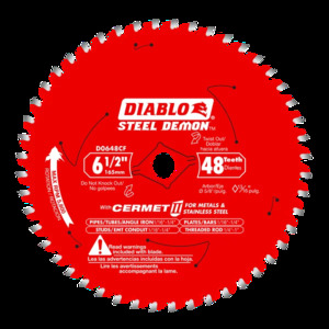DIABLO D0648CFA 6-1/2"X48T STEEL DEMON FOR MEDIUM METAL