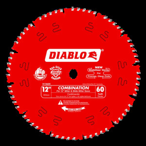 DIABLO D1260X 12"X60T THIN KERF COMBO