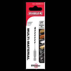 DIABLO DMAMM1010 1/8X2X3 HEX CARBIDE BIT