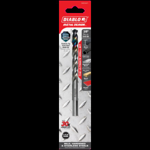 DIABLO DMD38JP1 3/8" METAL DRILL BIT FOR MILD, HARDENED &amp;