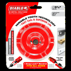 DIABLO DHS3500 3-1/2" HOLE SAW