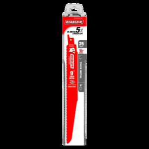 DIABLO DS0908BFD25 9" 8/10TPI THICK METAL DEMO BLADE 25PK