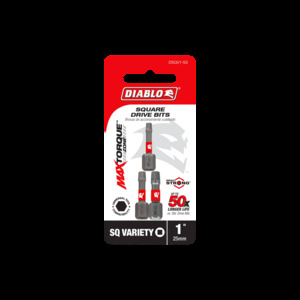 DIABLO SDQV1-S3 3PK VARIETY INSERT BIT R 1