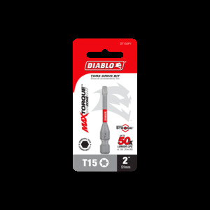 DIABLO DT152P1 1PK T15 INSERT BIT 2"