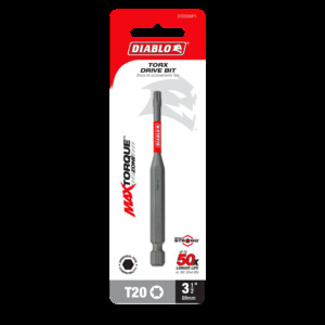 DIABLO DT2035P1 1PK T20 INSERT BIT 3.5"