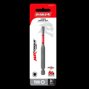 DIABLO DT2535P1 1PK T25 INSERT BIT 3.5"