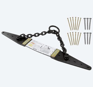 FALLTECH 7493A REUSABLE HEAVY DUTY CHAIN ROOF ANCHOR FOR WOOD