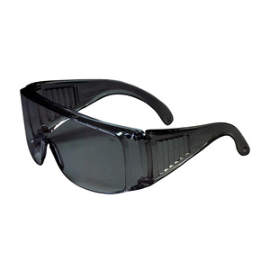 SAFETY GLASSES DARK SMOKE - 250-99-0901 - RIMLESS, ANTI-SCRATCH (PIP)