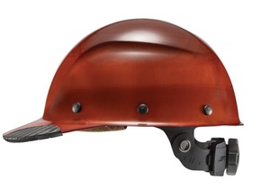LIFT HDFC-17NG CAP STYLE HARD HAT - BROWN - FIBER REINFORCED RESIN
