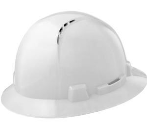 LIFT HBFC-7W BRIGGS FULL BRIM HARD HAT - WHITE - VENTED