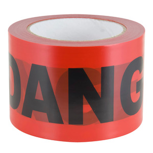 RED "DANGER" TAPE 3"X 1000'