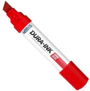 MARKAL 096916 DURA-INK 200 JUMBO CHISEL MARKER - RED