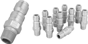 AIR #1809 1/4" M 3/8" PLUG TF