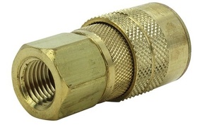 AIR #713 1/4" COUPLER WITH DRAG GUARD