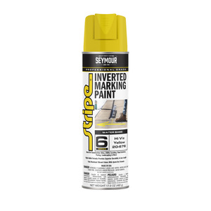 SEYMOUR 20-676 HIVIZ YELLOW CONST PAINT 6-SERIES WATER BASED