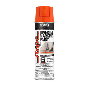 SEYMOUR 20-658 FLO RED/ORANGE CONST PAINT 6-SERIES WATER BASED