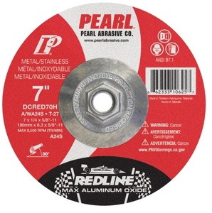 PEARL DCRED70H 7" GRINDING WHEEL