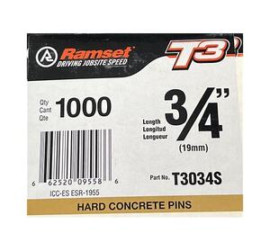 RAMSET 3/4" T3MAG STEP SHANK