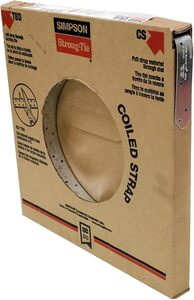 SIMPSON CS18 1 1/4X200' 18GA COILED STRAP