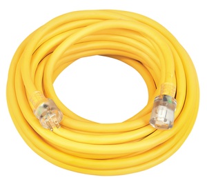 SOUTHWIRE 2688SW0002 10/3 YELLOW 50' 300V SJTW CORD