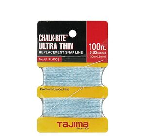 TAJIMA CHALKRITE 100FT THIN BRAID