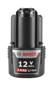 BOSCH GBA12V30 12V 3.0AH LI BATTERY