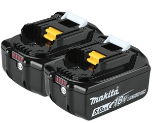 MAKITA LXT BL1850B-2 18V LITHIUM-ION PACK 5.0 AH  (2-PACK)