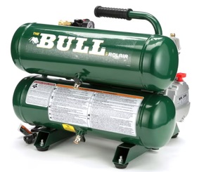 ROLAIR "BULL" 2HP TWIN TANK 4.3GL