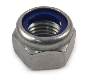 5/16-18 ZINC NYLON LOCK NUT EA