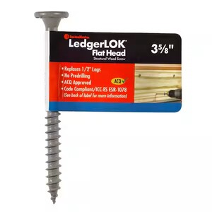 LEDGERLOK 3-5/8" HD WOOD SCREW